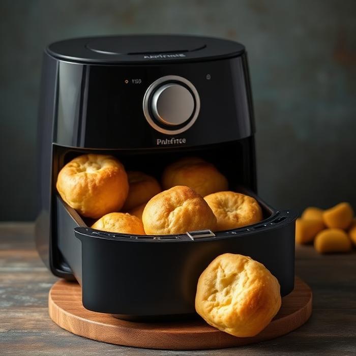 Panes calentitos en Air Fryer